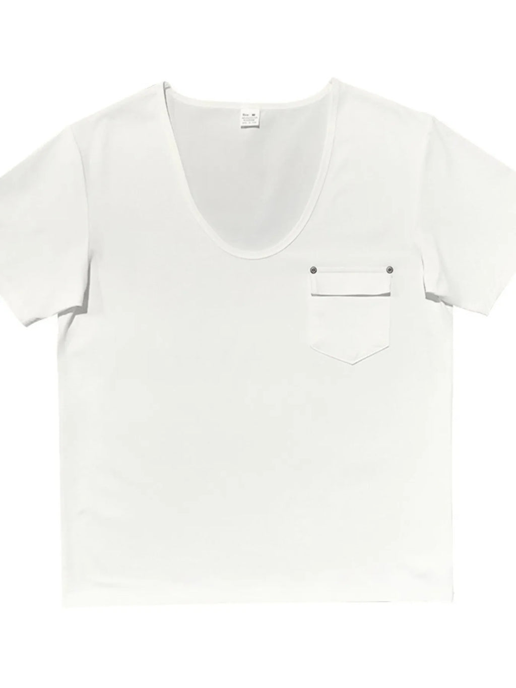 Men's Full Size Pocketed V-Neck T-Shirt Plus Size