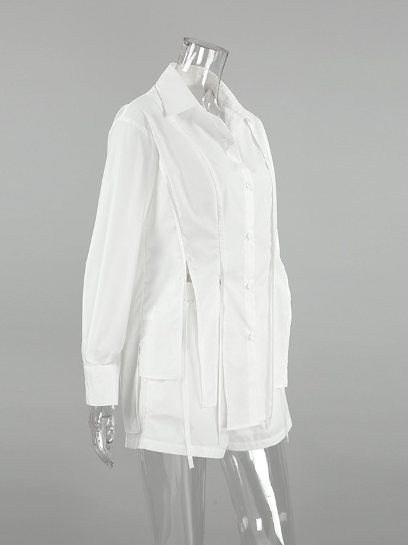 Button Up Shirt and Shorts Set