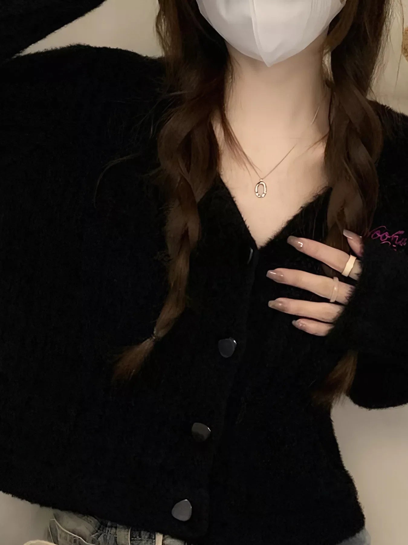 Button Up Ribbed Knit Cardigan