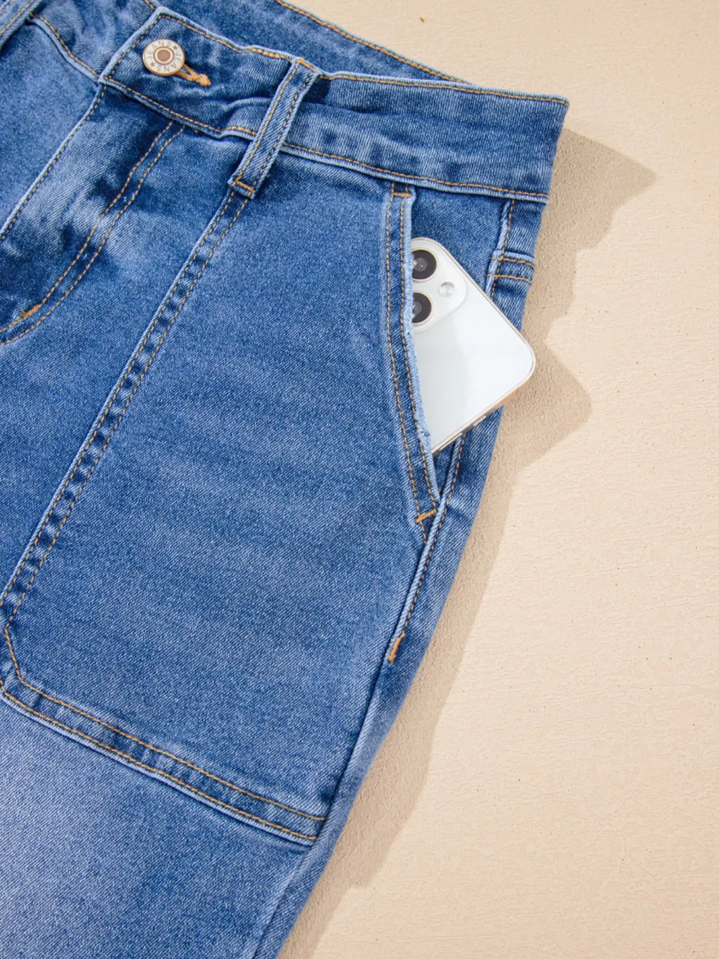 High-Waisted Wide Leg Flare Jeans