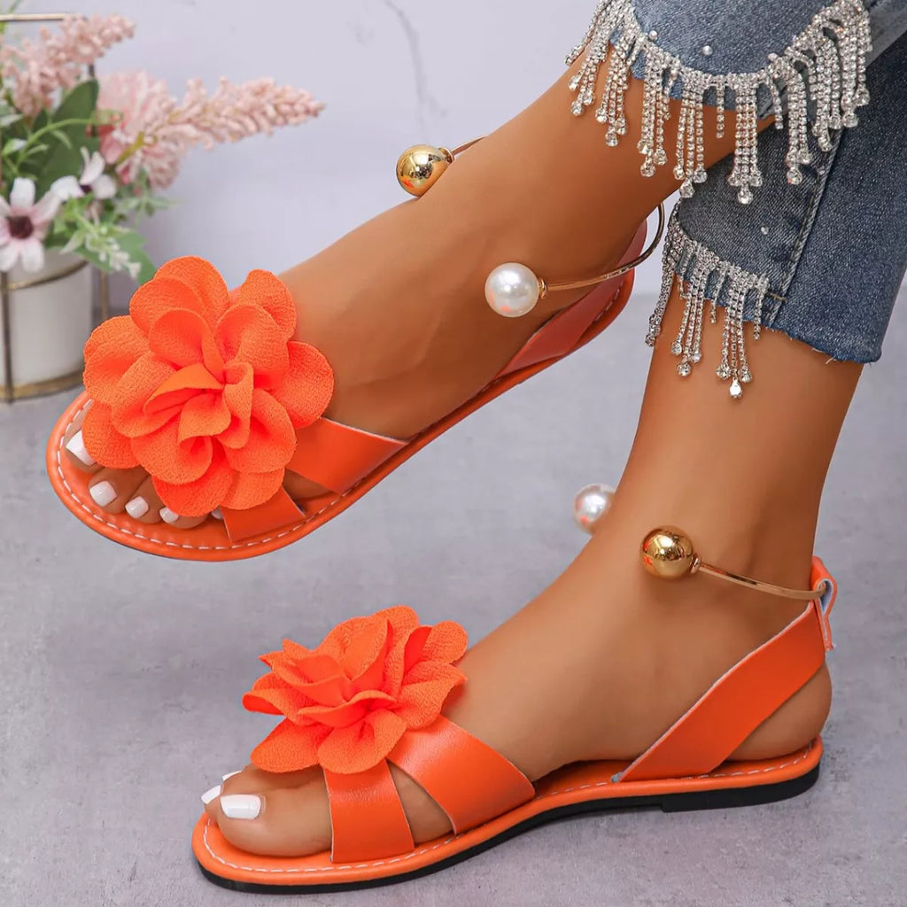 Flower Open Toe Sandals