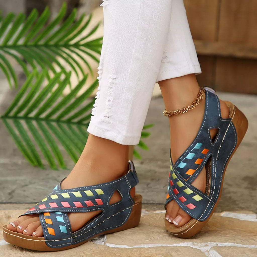 Open Toe Wedge Sandals