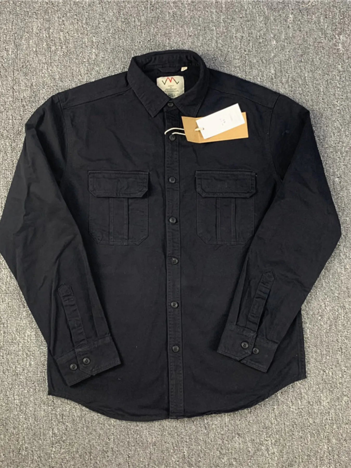 Men's Plus Size Button Up Long Sleeve Shirt
