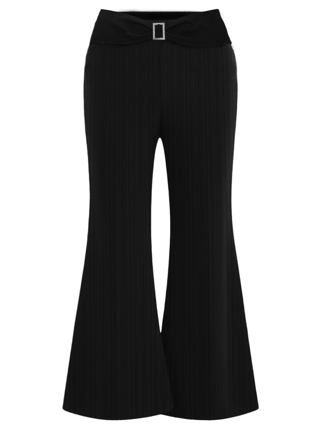Plus Size High-Waisted Flare Pants