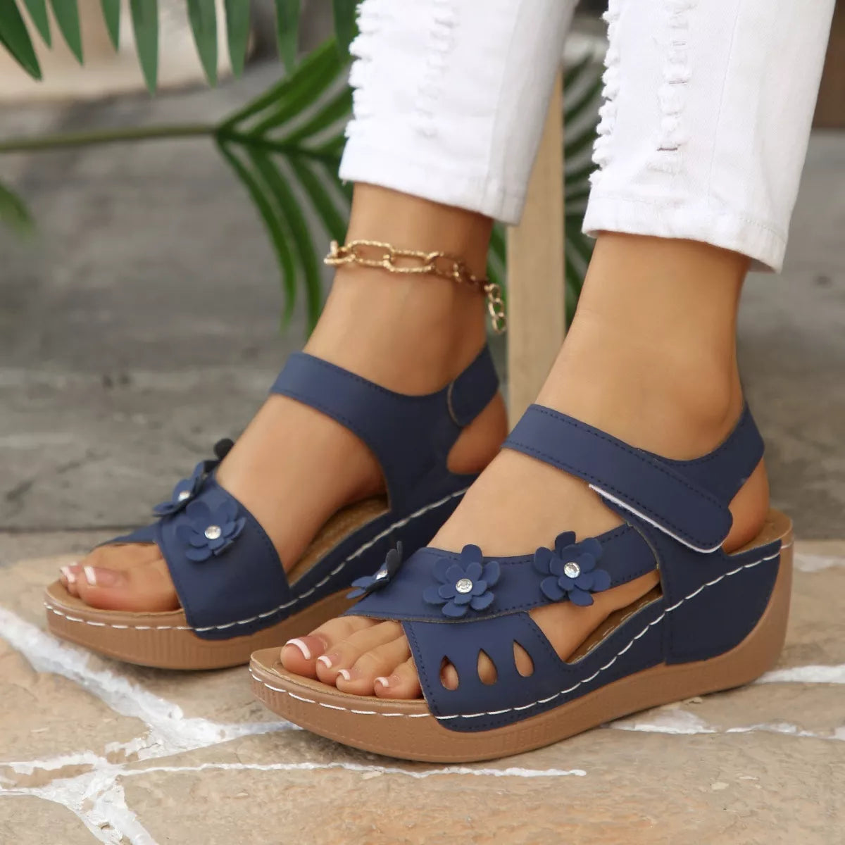 Open Toe Wedge Sandals