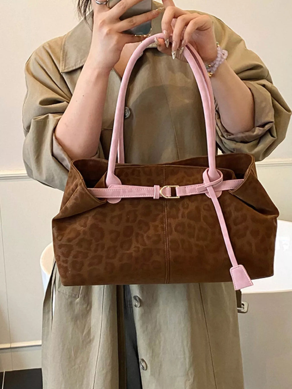 Leopard Print Handbag