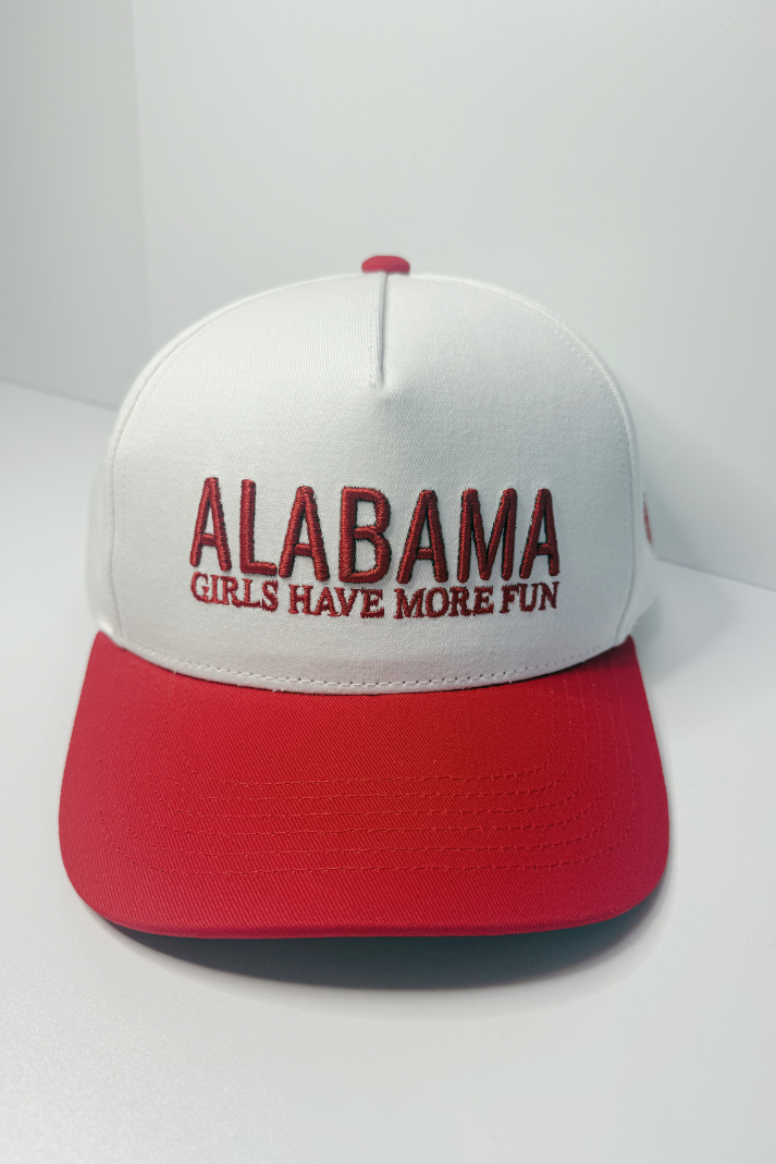 TRR - Cotton Structured Hat - ALABAMA Girls Have More fun