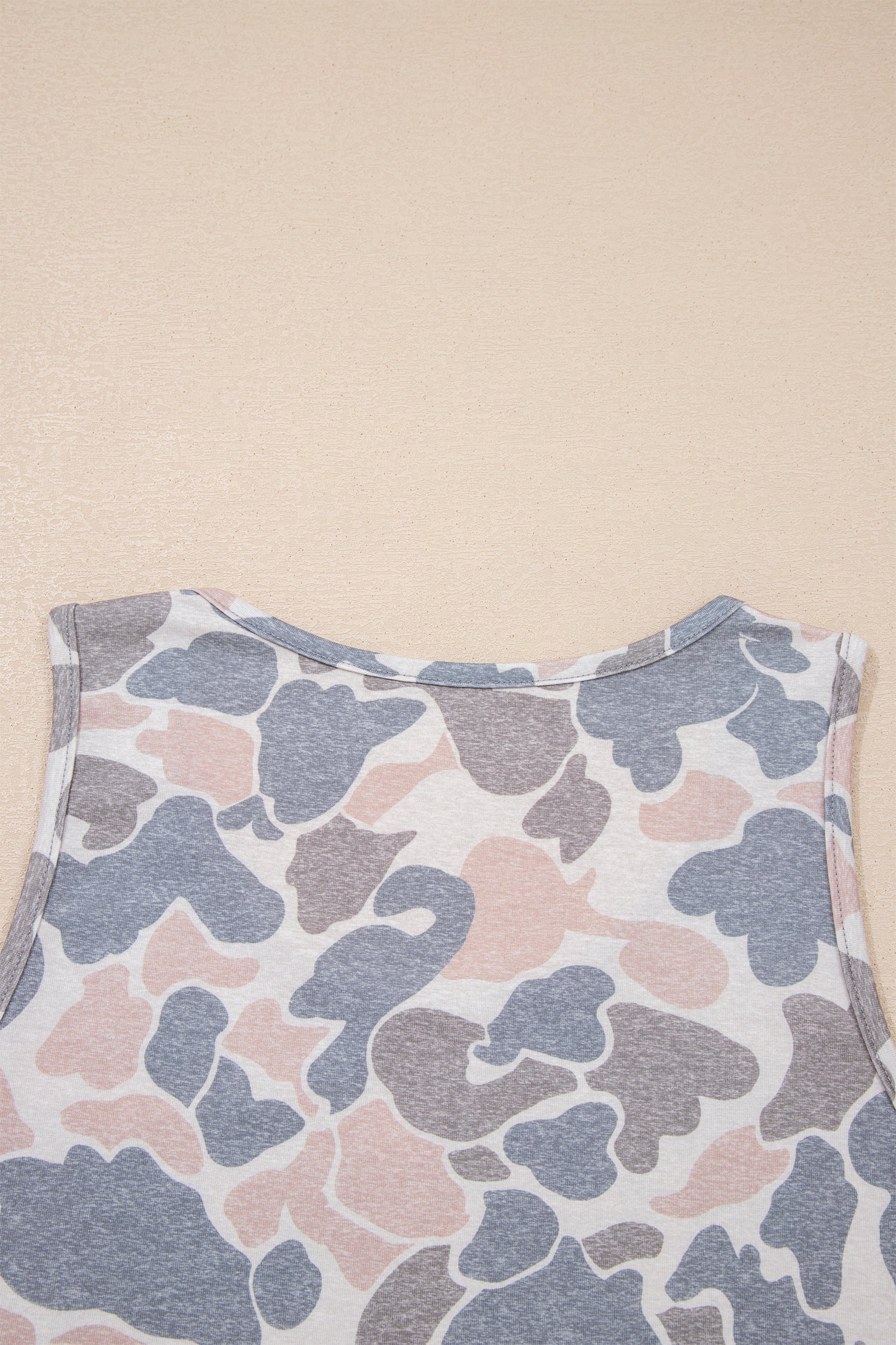 Retro Camo Oversize Tank Top