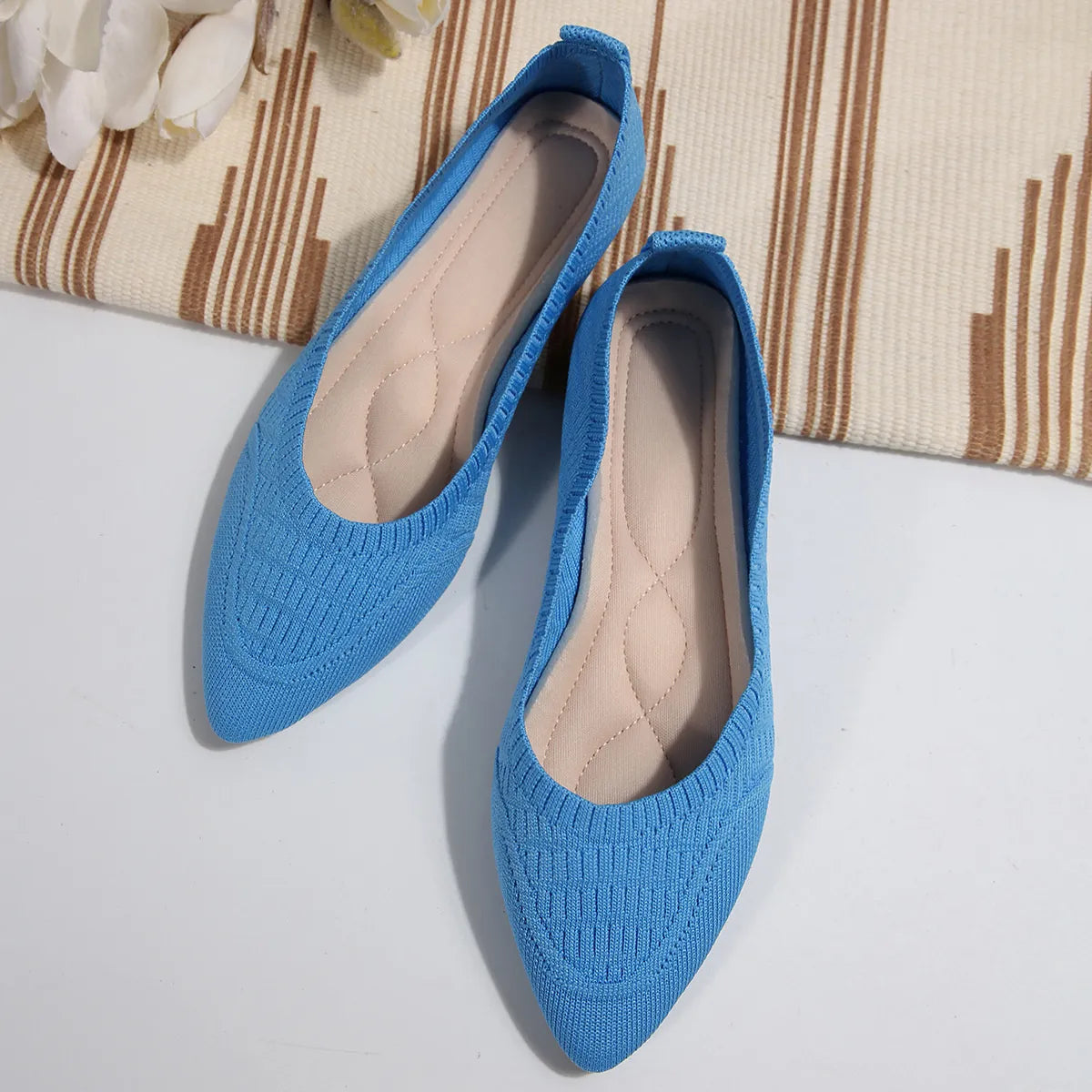 Point Toe Flats Slip-Ons