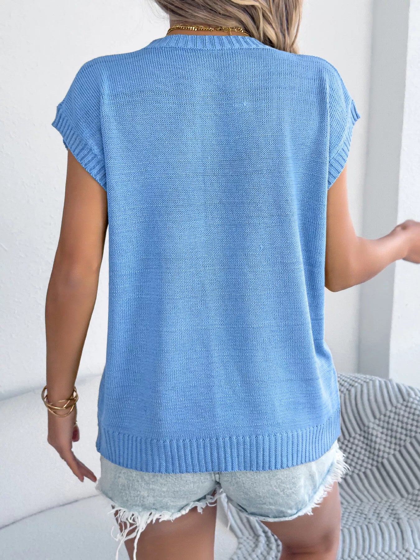 Flower Round Neck Sweater
