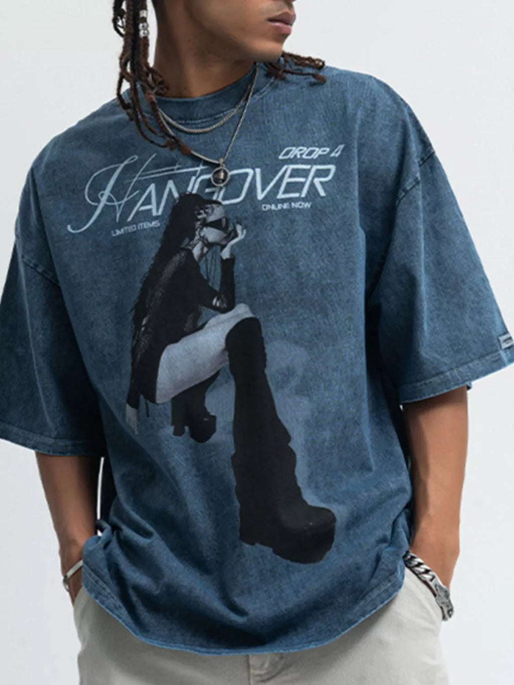 Men's Graphic Round Neck Half Sleeve T-Shirt