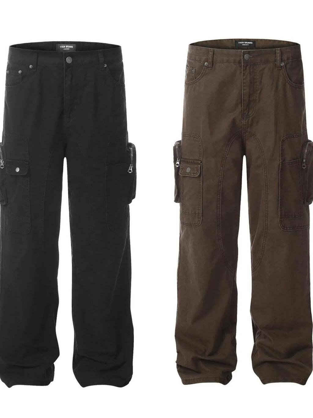 Men's Cargo Jeans with Multi-Pocket