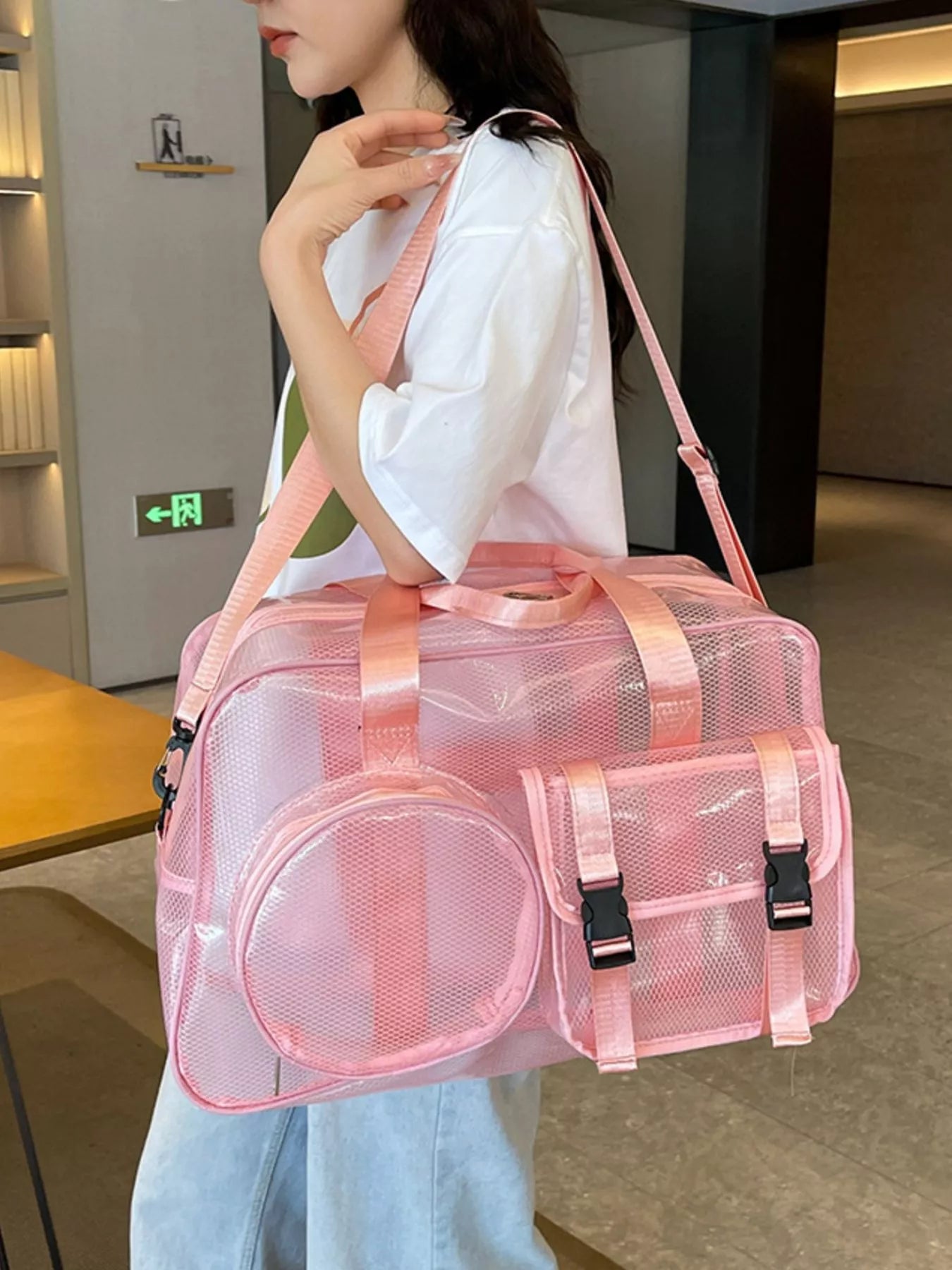 Multiple Pockets PVC Travel Bag