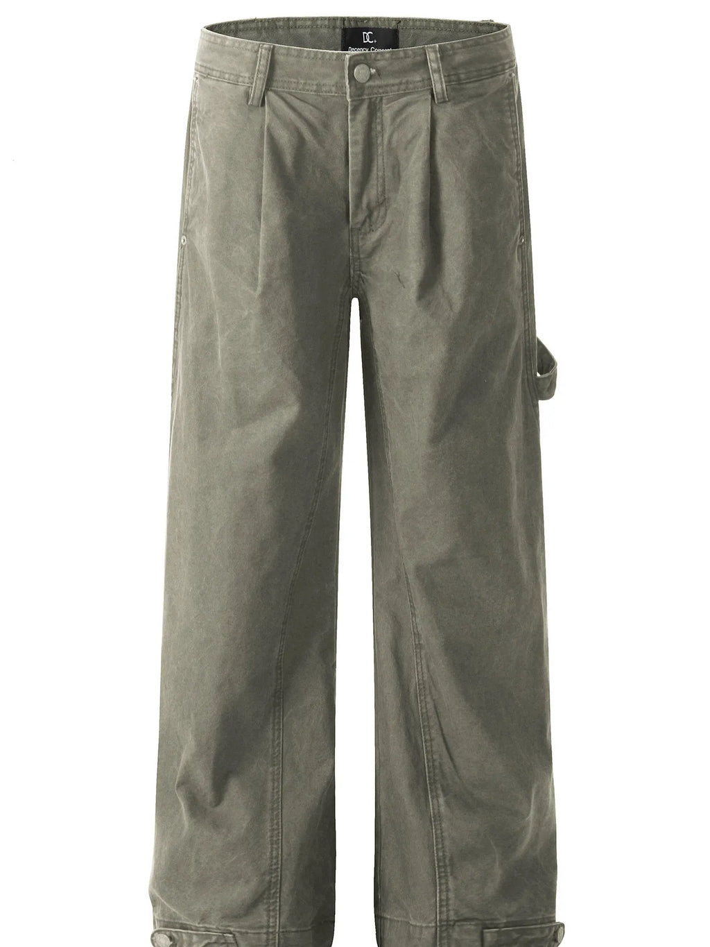 Men's Wide Leg Washed Jeans