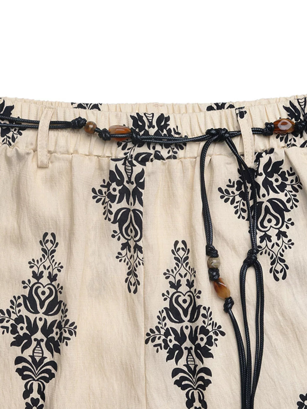 Boho Print Wide Leg Pants