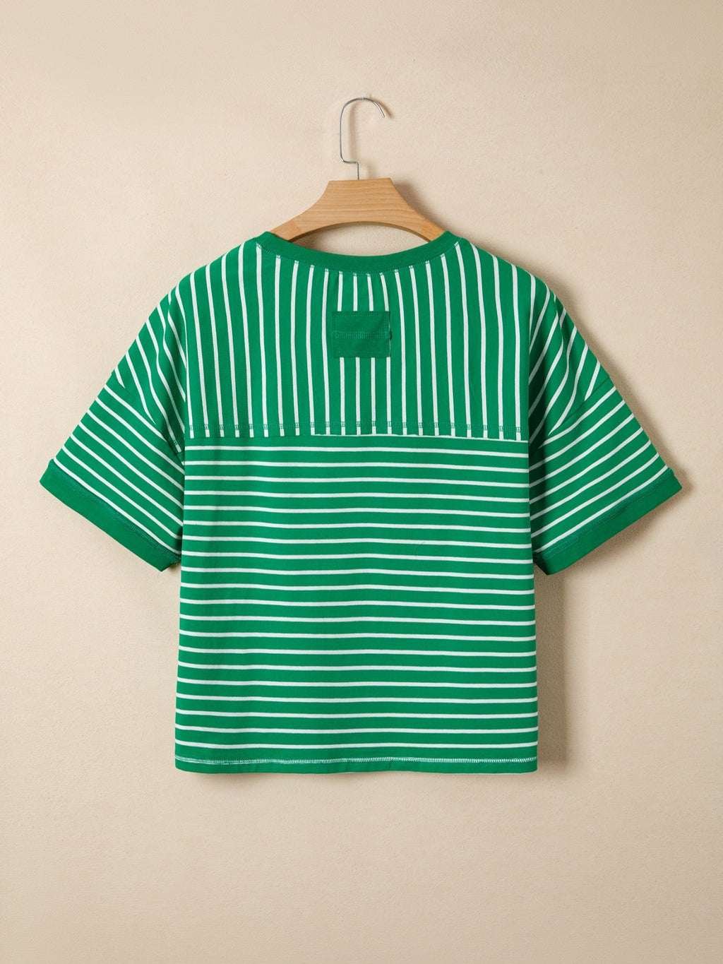 Striped Short Sleeve Relaxed-Fit T-Shirt