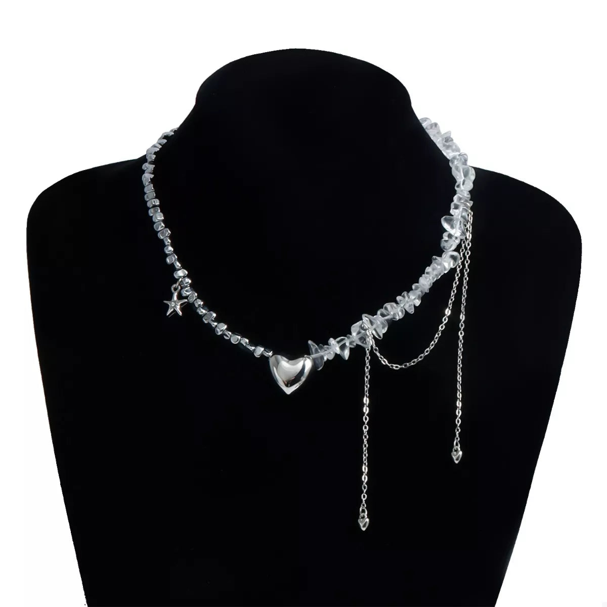 Silver-Plated Minimalist Heart Necklace