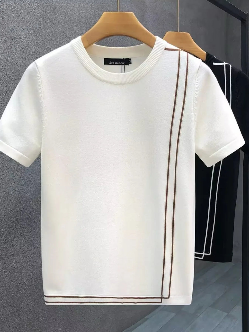 Men's Full Size Round Neck Short Sleeve T-Shirt Plus Size
