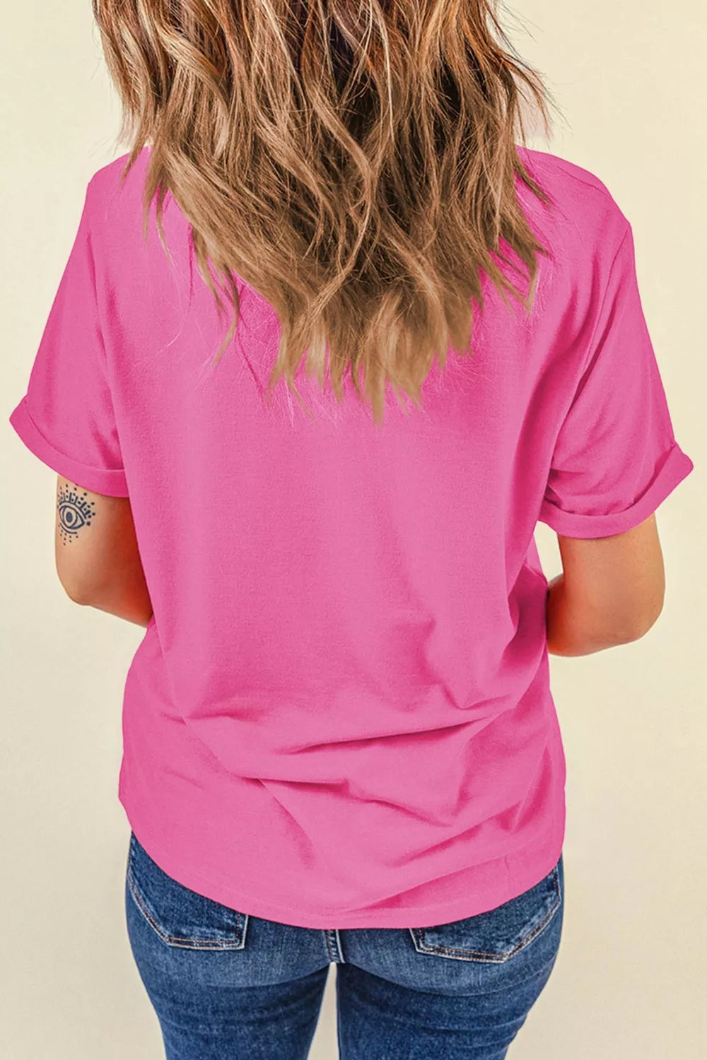 Starfish Graphic Round Neck T-Shirt
