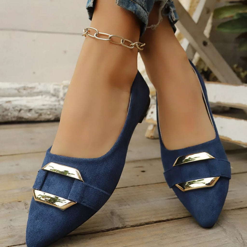 Point Toe Flats Slip-Ons