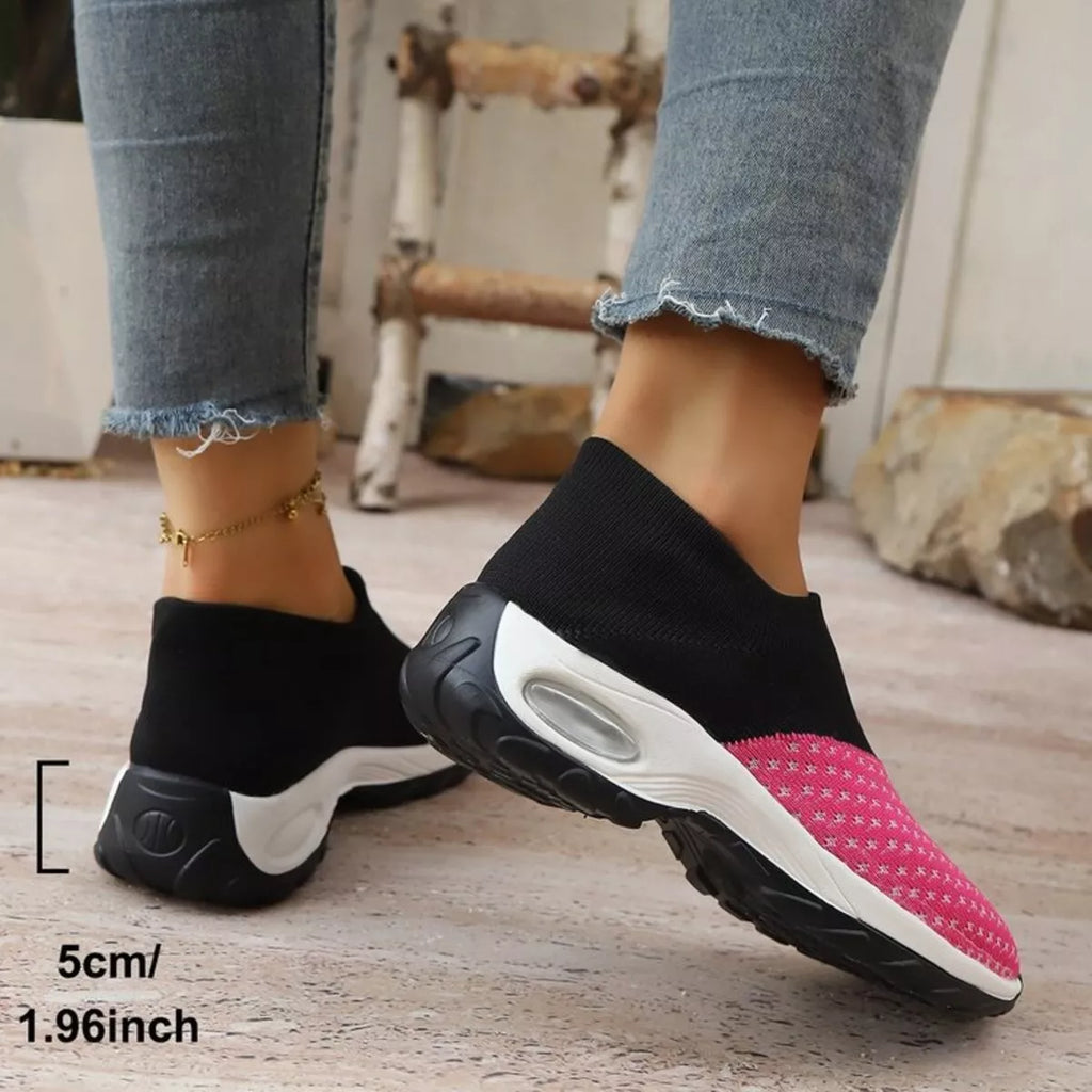 Color Block Mesh Athletic