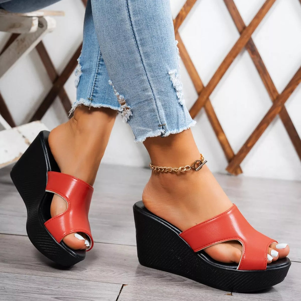 Open Toe Wedge Sandals