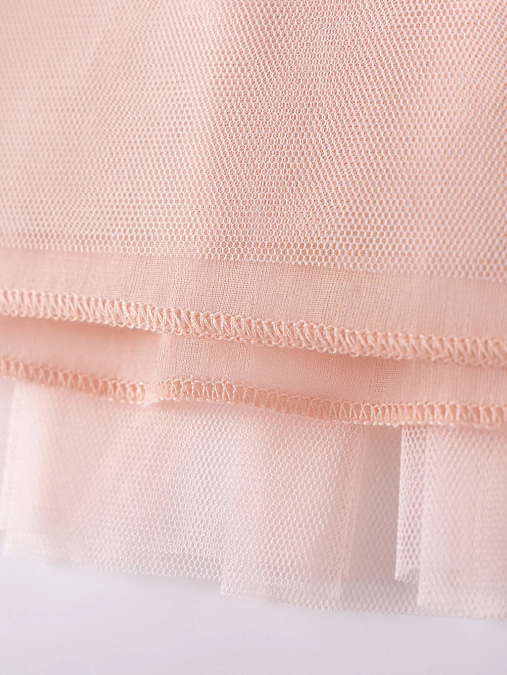 Children's Ruffled Sleeve Tulle Dress