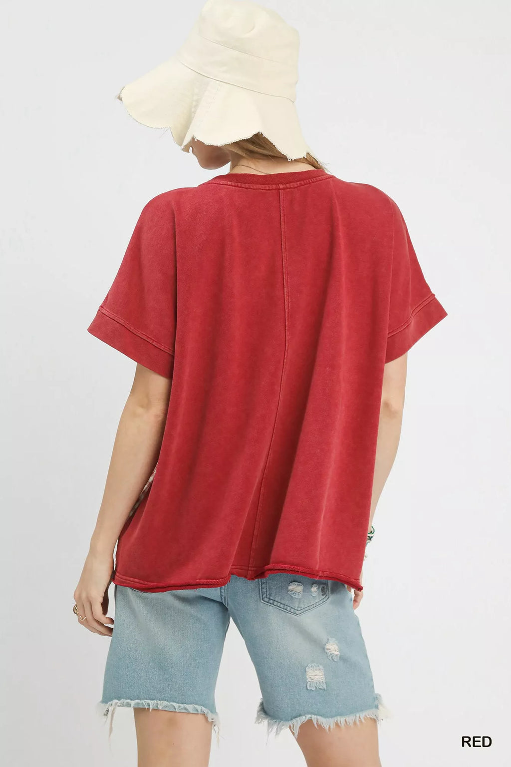 Umgee Mineral Wash French Terry Top