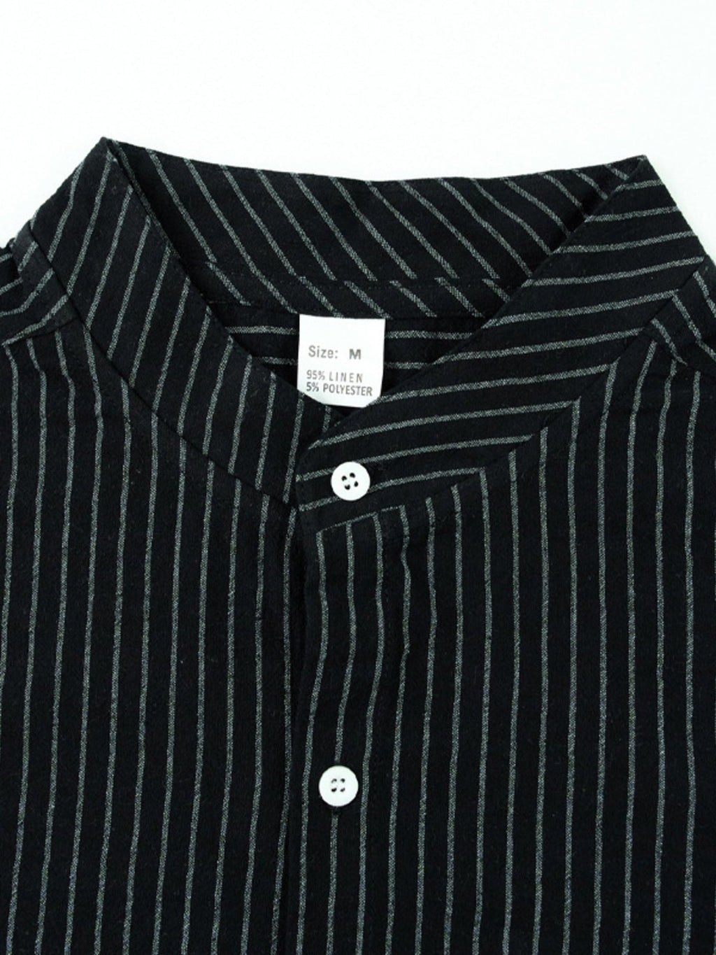 Men's Full Size Striped Long Sleeve Shirt Plus Size