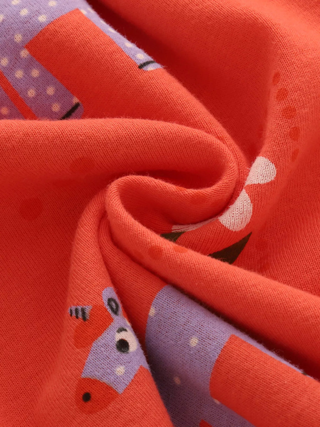 Children's Cartoon Horse Print Casual Dress