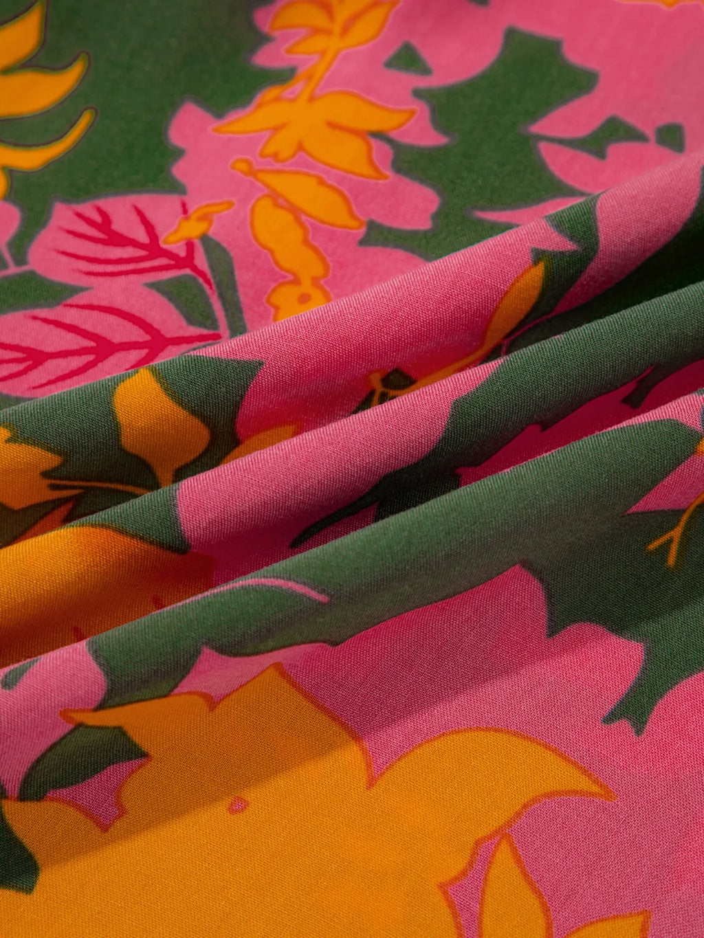 Smocked Floral Print Long Sleeve Maxi Dress