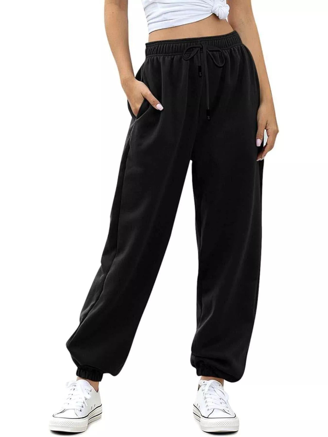 Loose Fit Drawstring Joggers