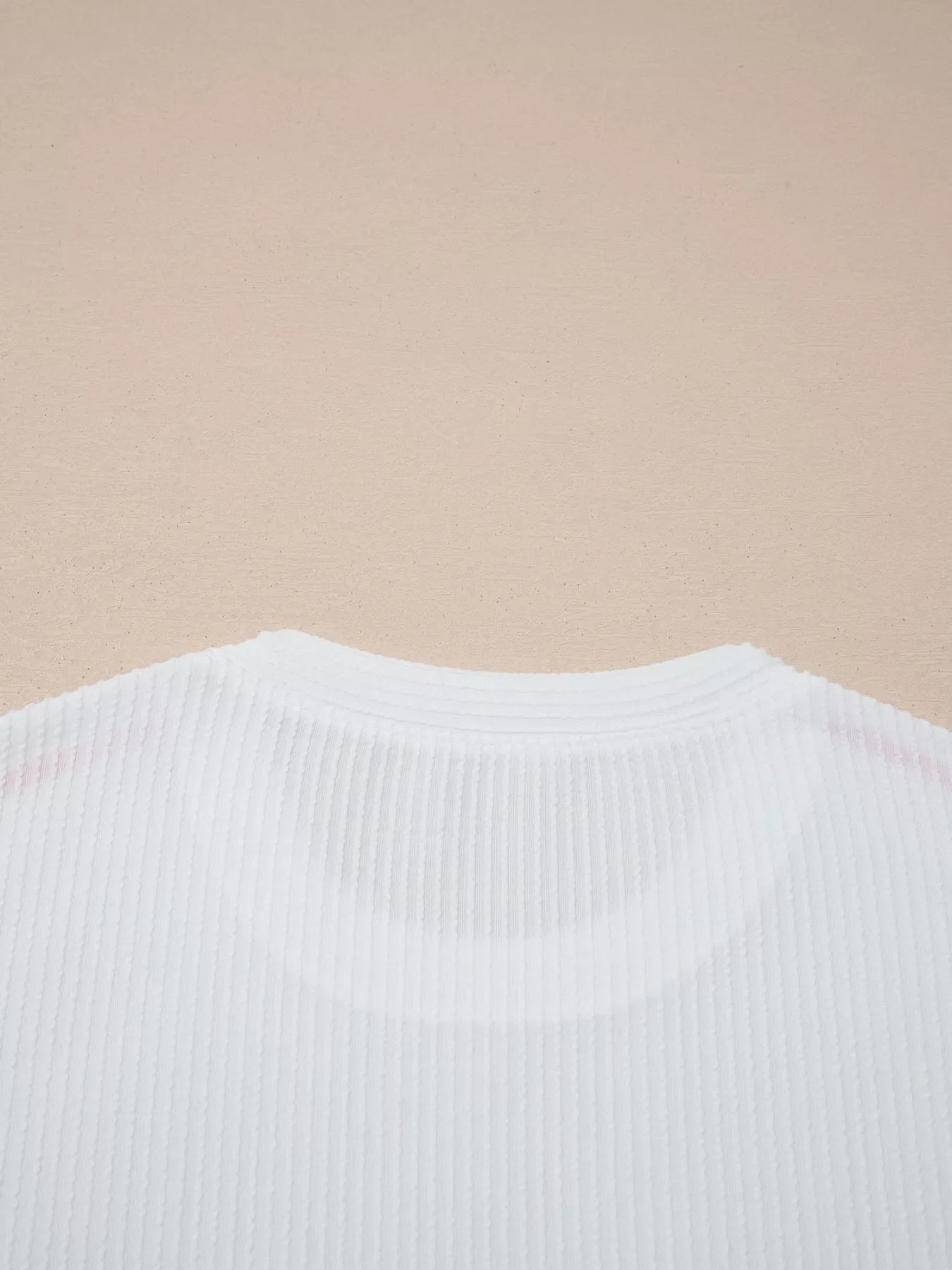 USA Graphic Half Sleeve Loose Ribbed Top