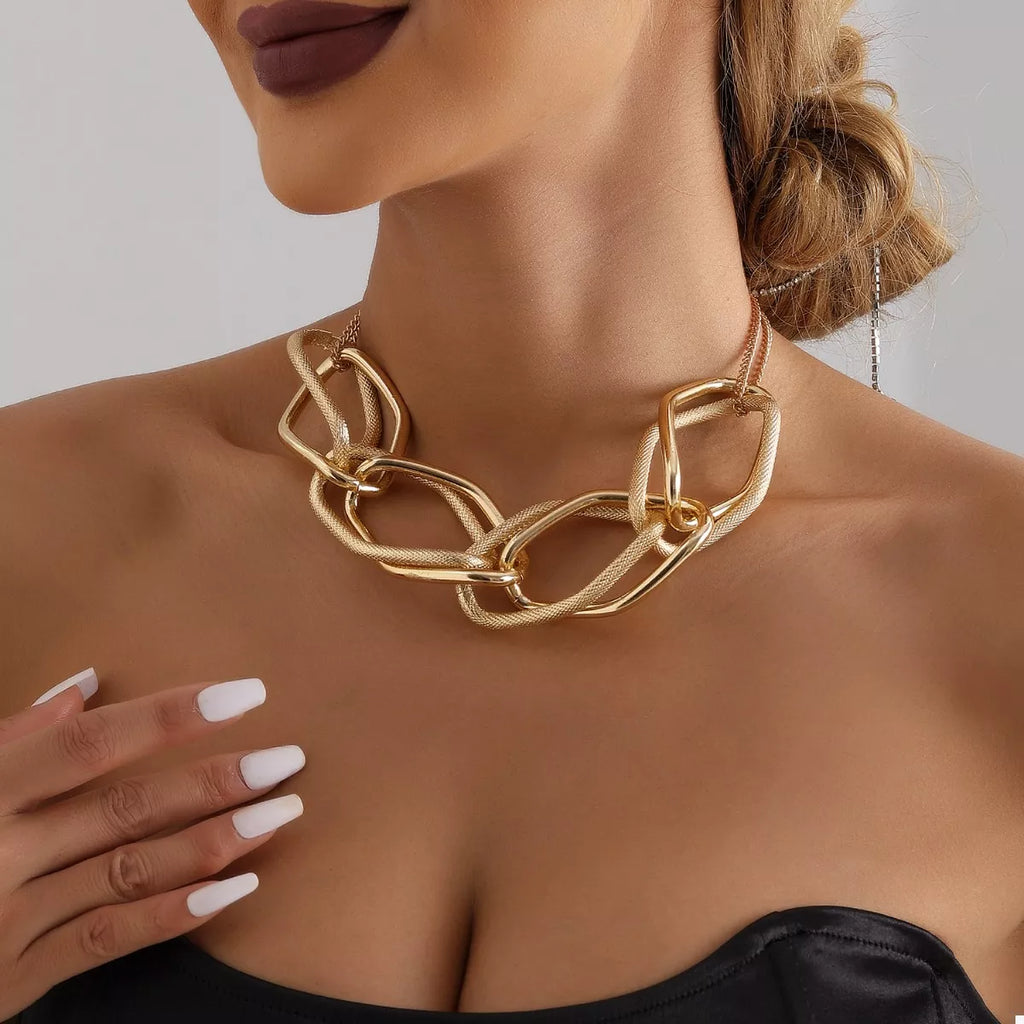 18K Gold-Plated Chain Necklace
