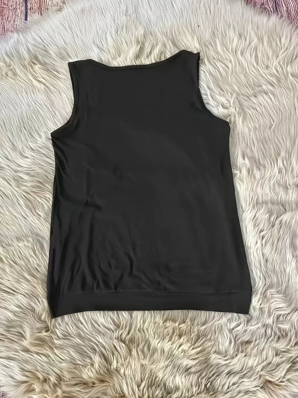 Eyelet Detail Ruched Tank