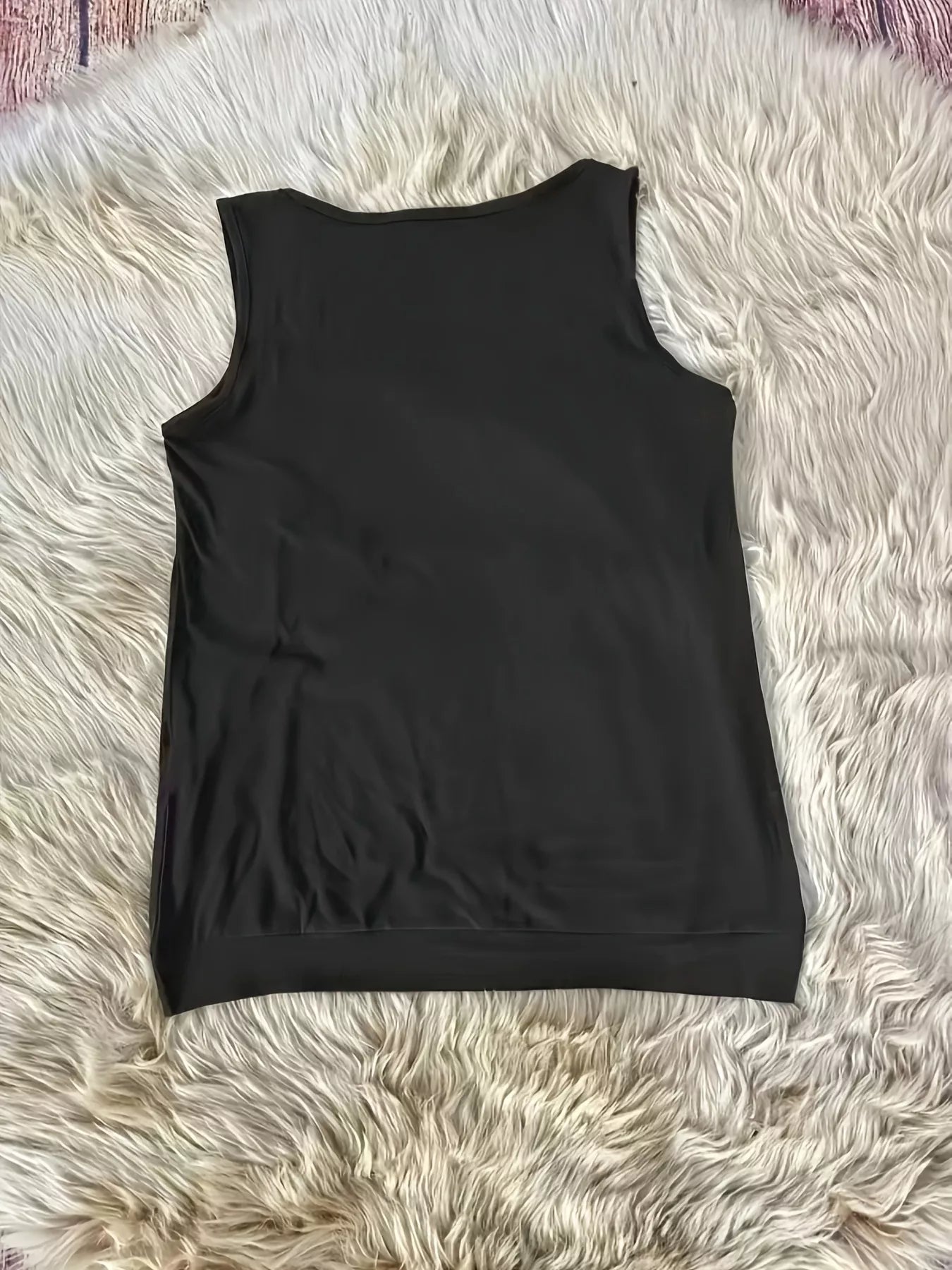 Eyelet Detail Ruched Tank