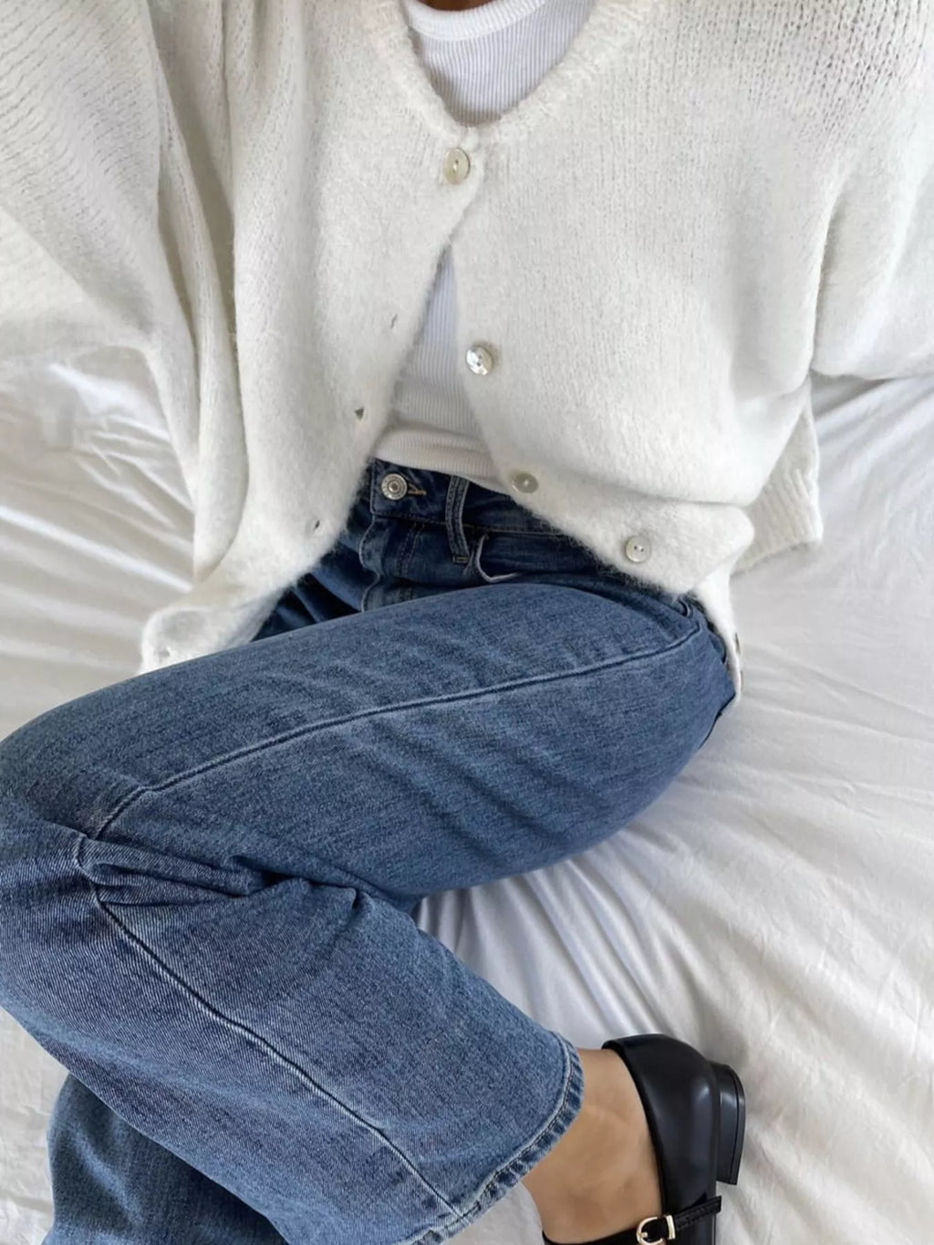 Button Up Long Sleeve Cardigan
