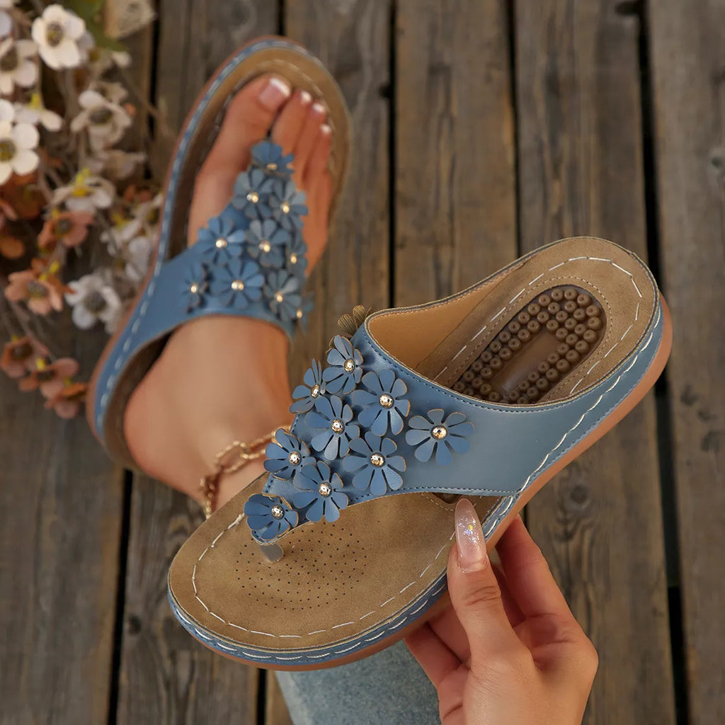 Toe Post Flats Sandals
