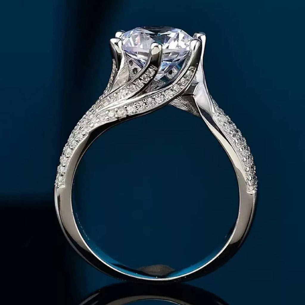 5 Carat Moissanite 925 Sterling Silver Ring