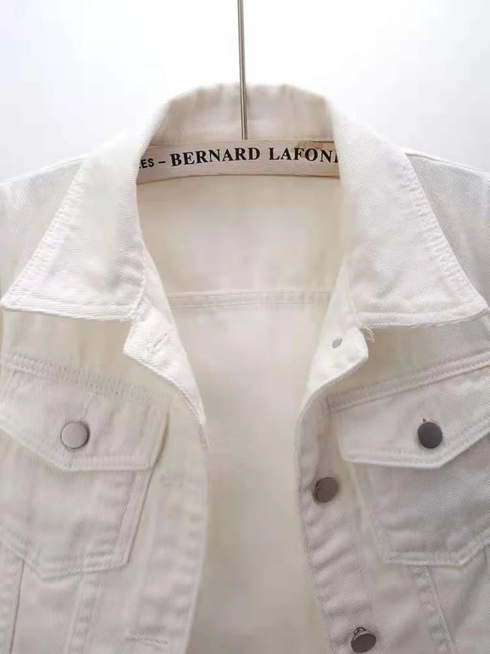 Full Size Cropped  Denim Jacket Plus Size