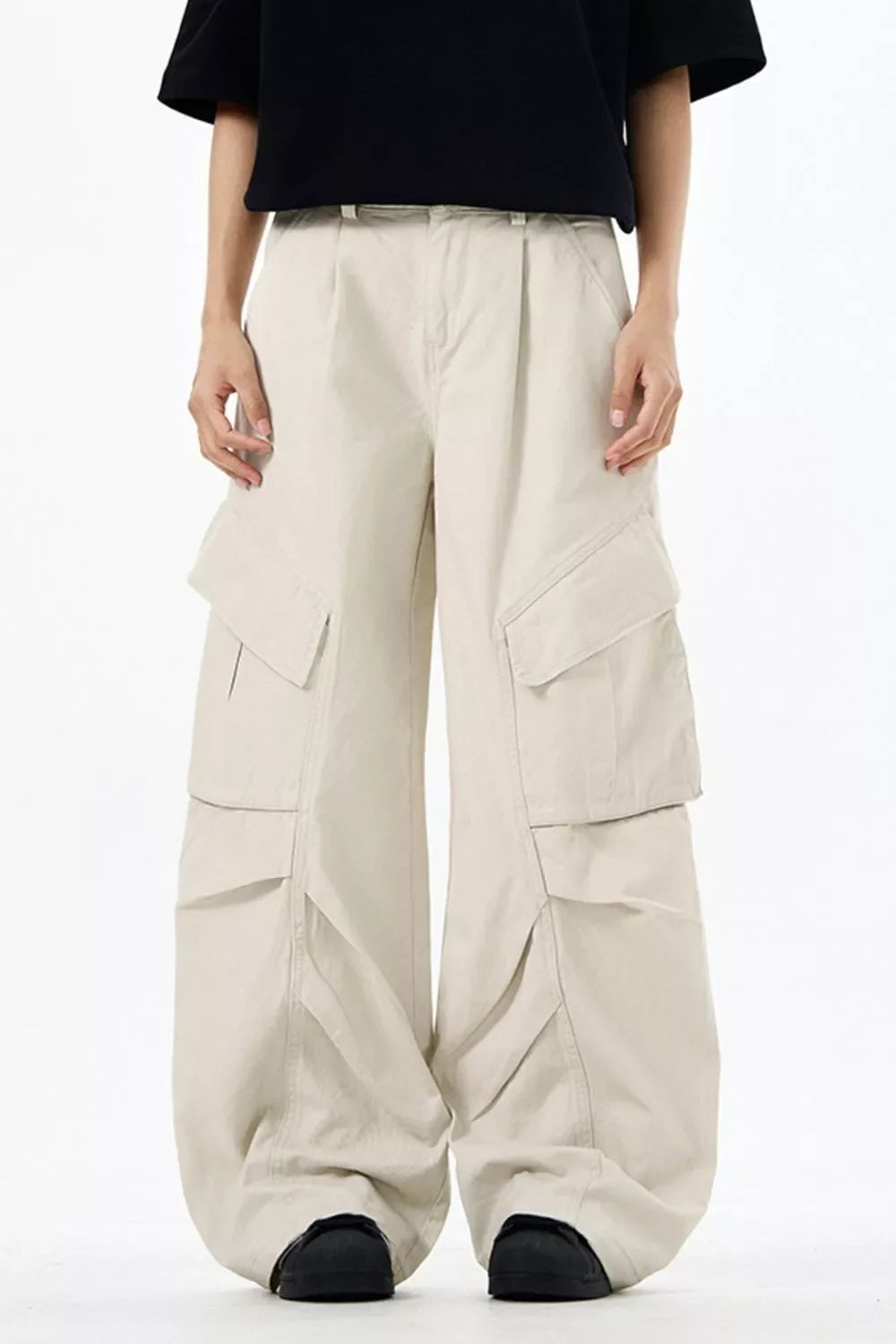 Men's Loose Fit Multi-Pocket Cargo Pants