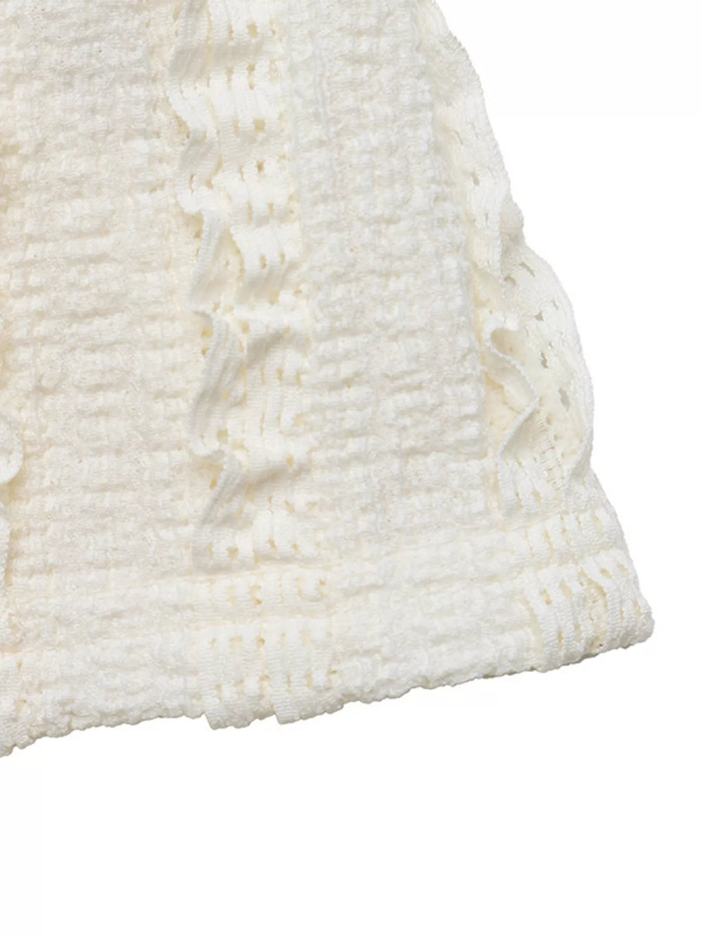 Textured Sweetheart Neck Puff Sleeve T-Shirt