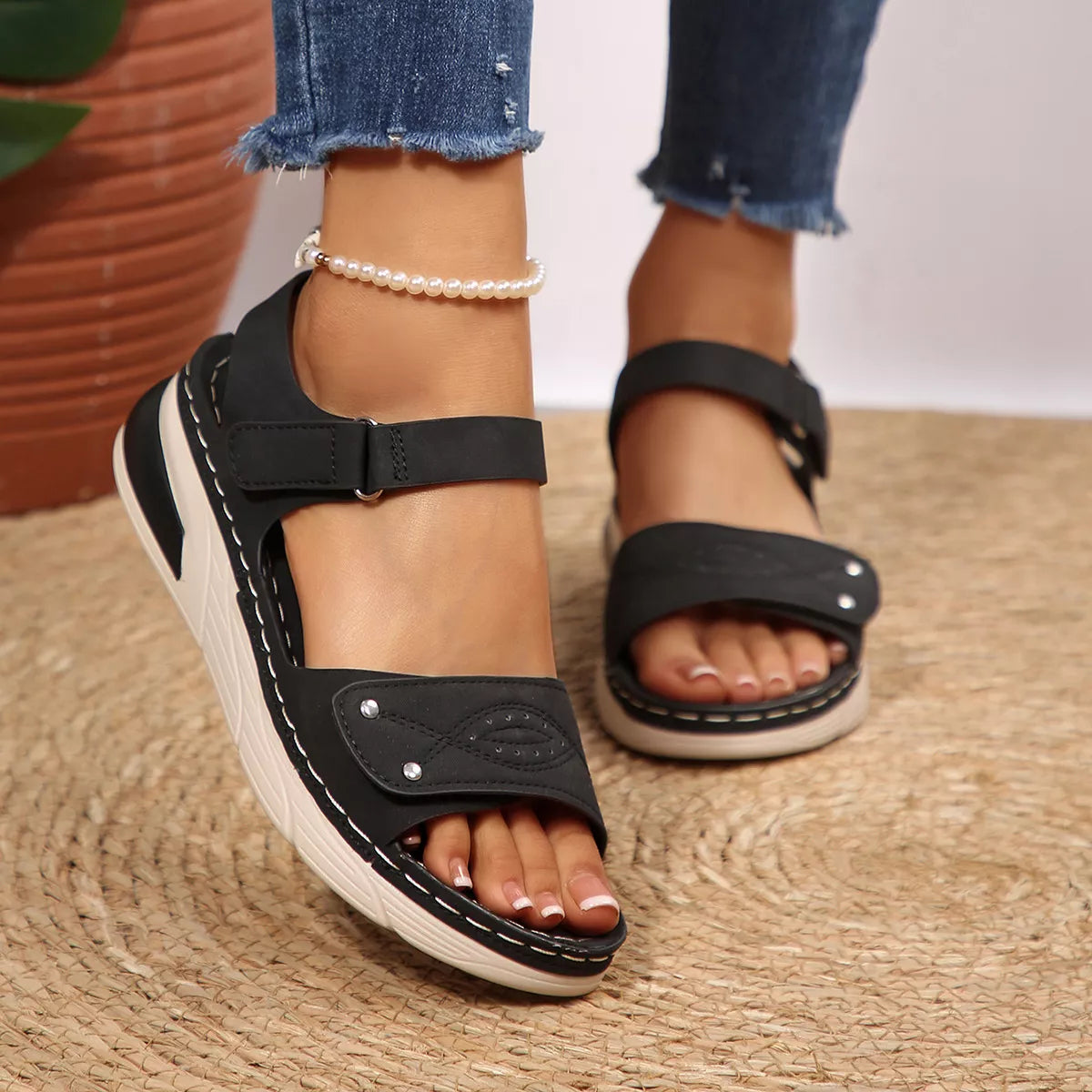 Open Toe Platform Sandals