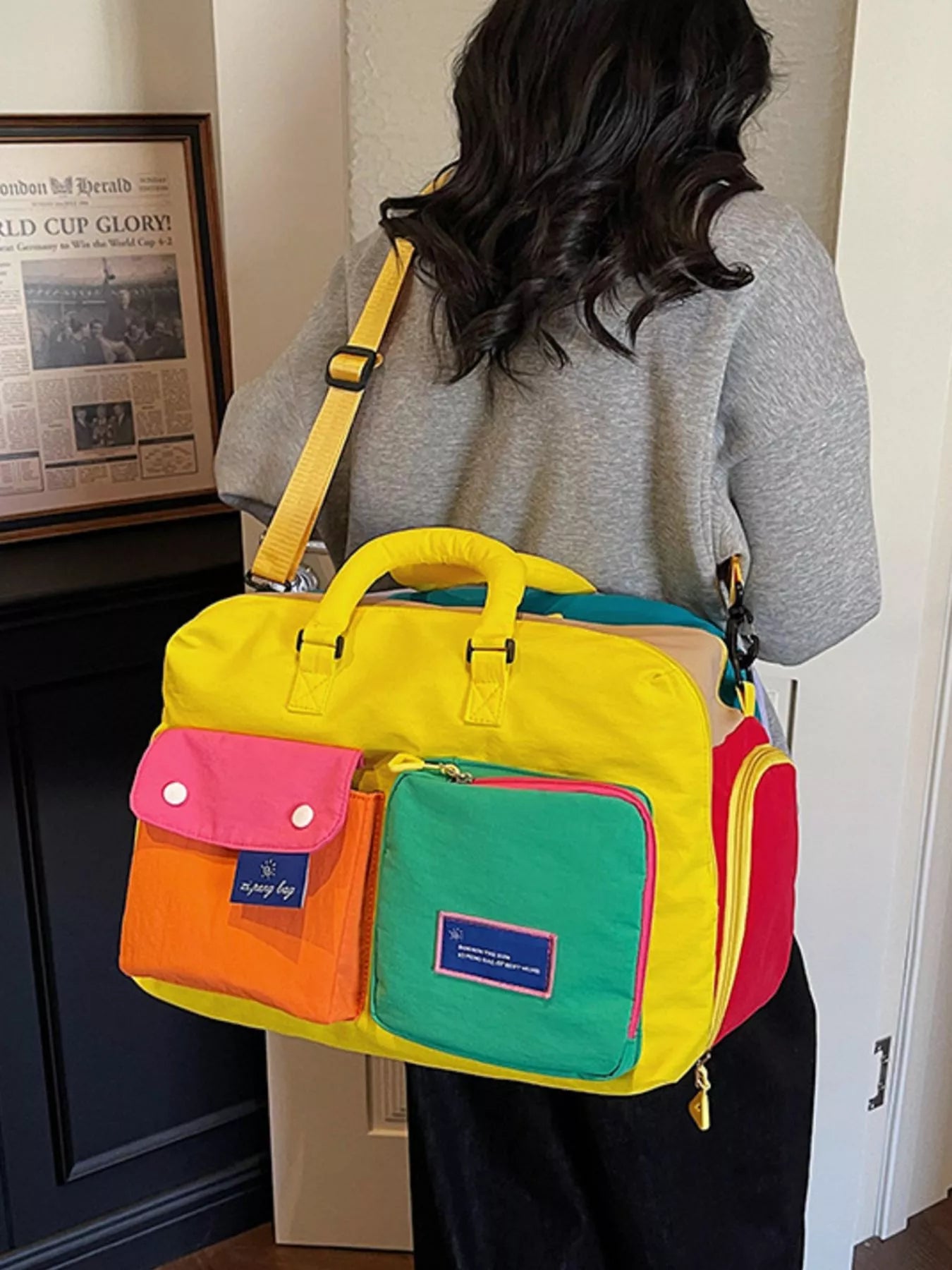 Duffel Bag with Multiple Pockets