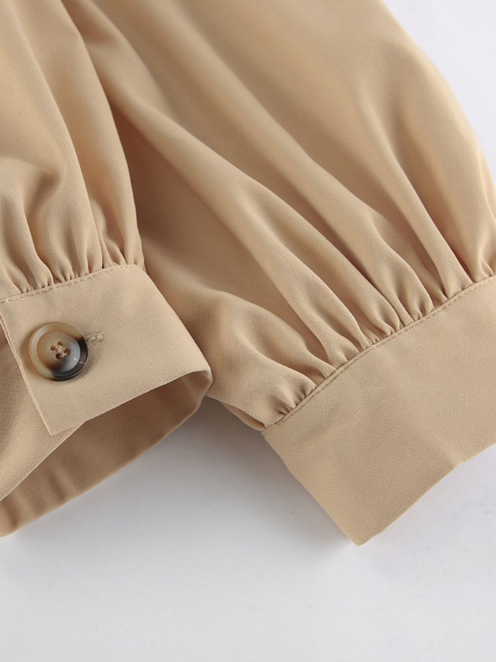 Puff Sleeve Button-Down Jacket