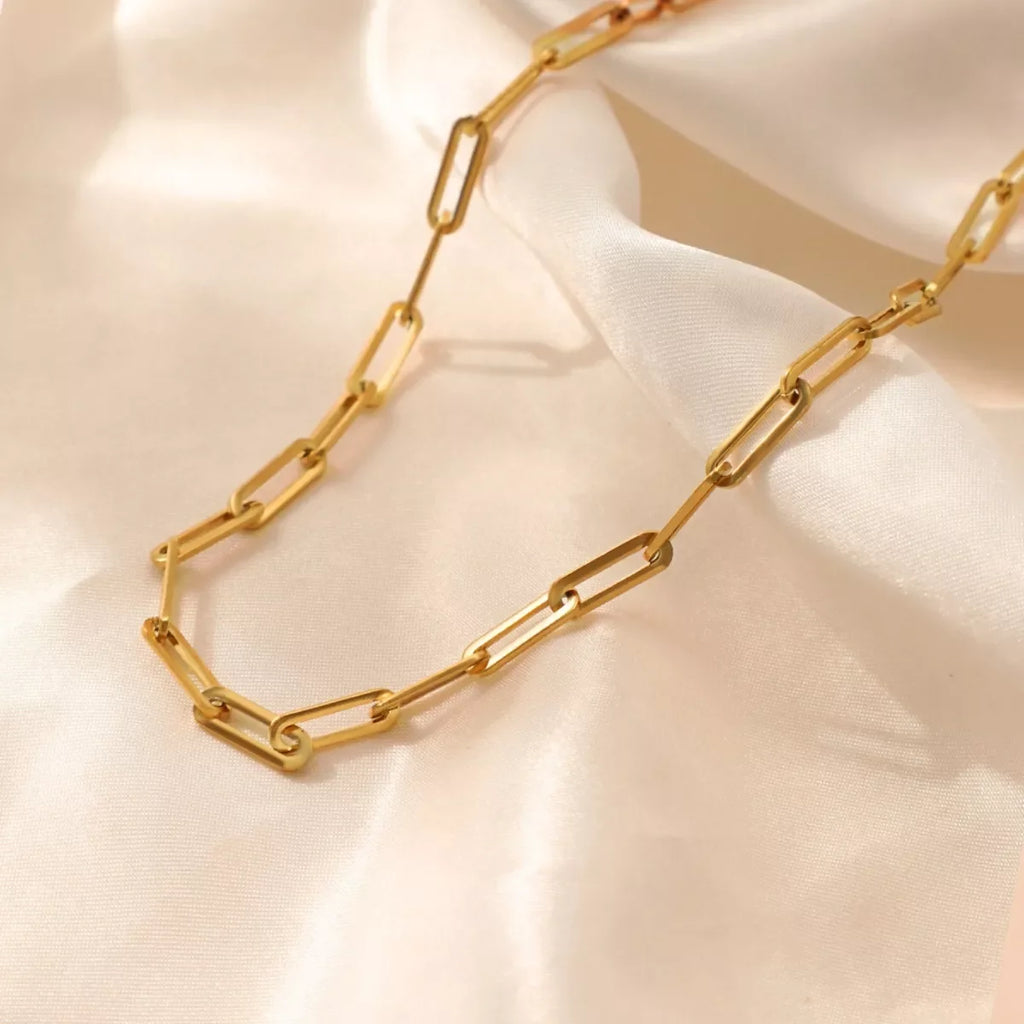 18K Gold-Plated Chain Necklace