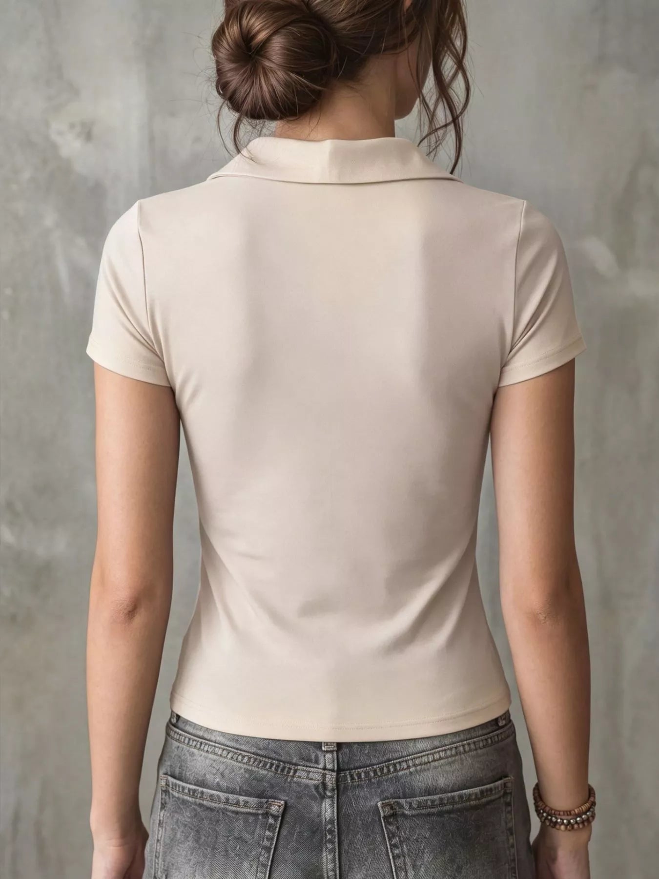 Casual Short Sleeve Slim Fit T-Shirt
