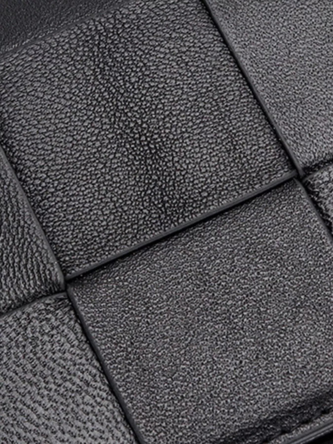 Woven Leather Card Case