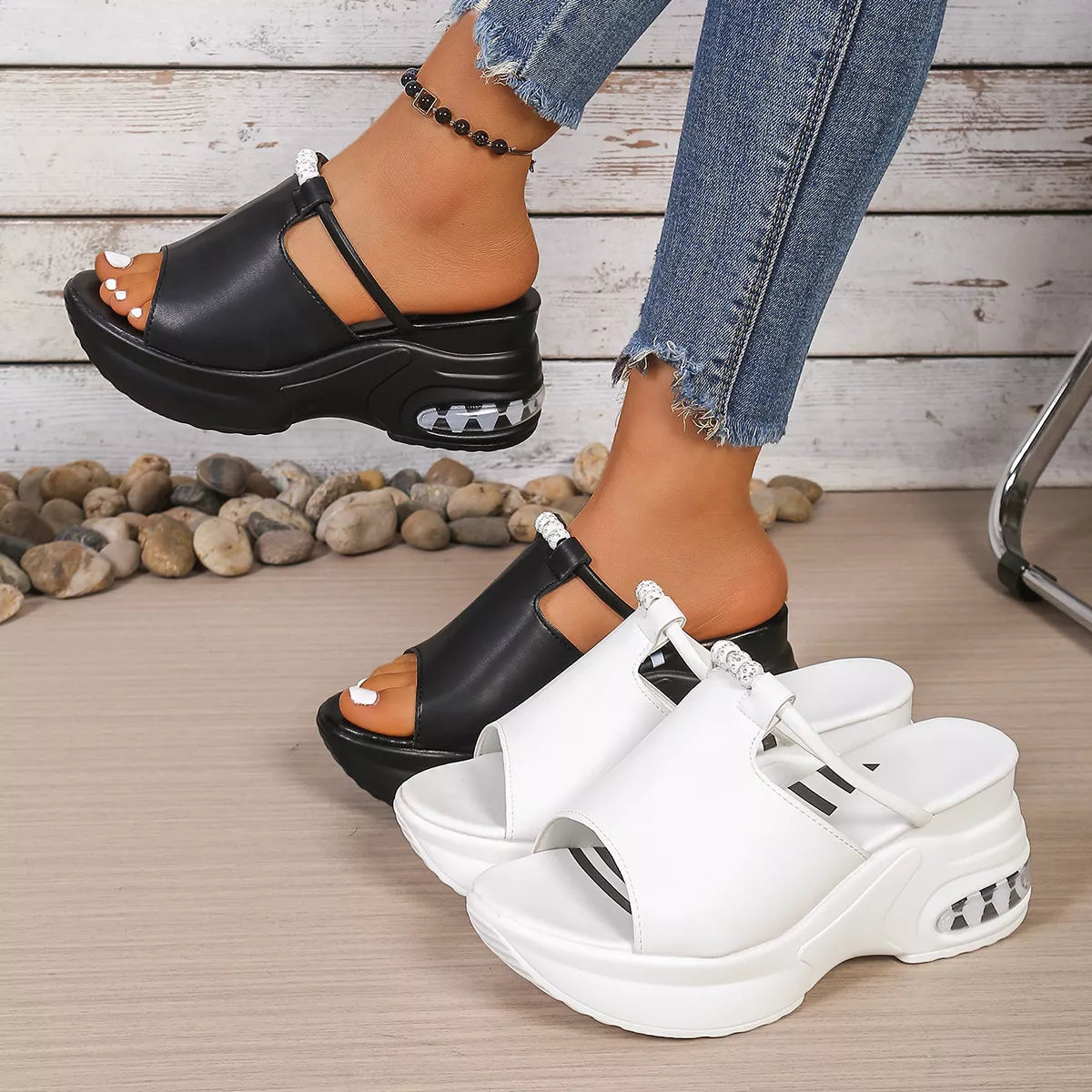Open Toe Platform Sandals