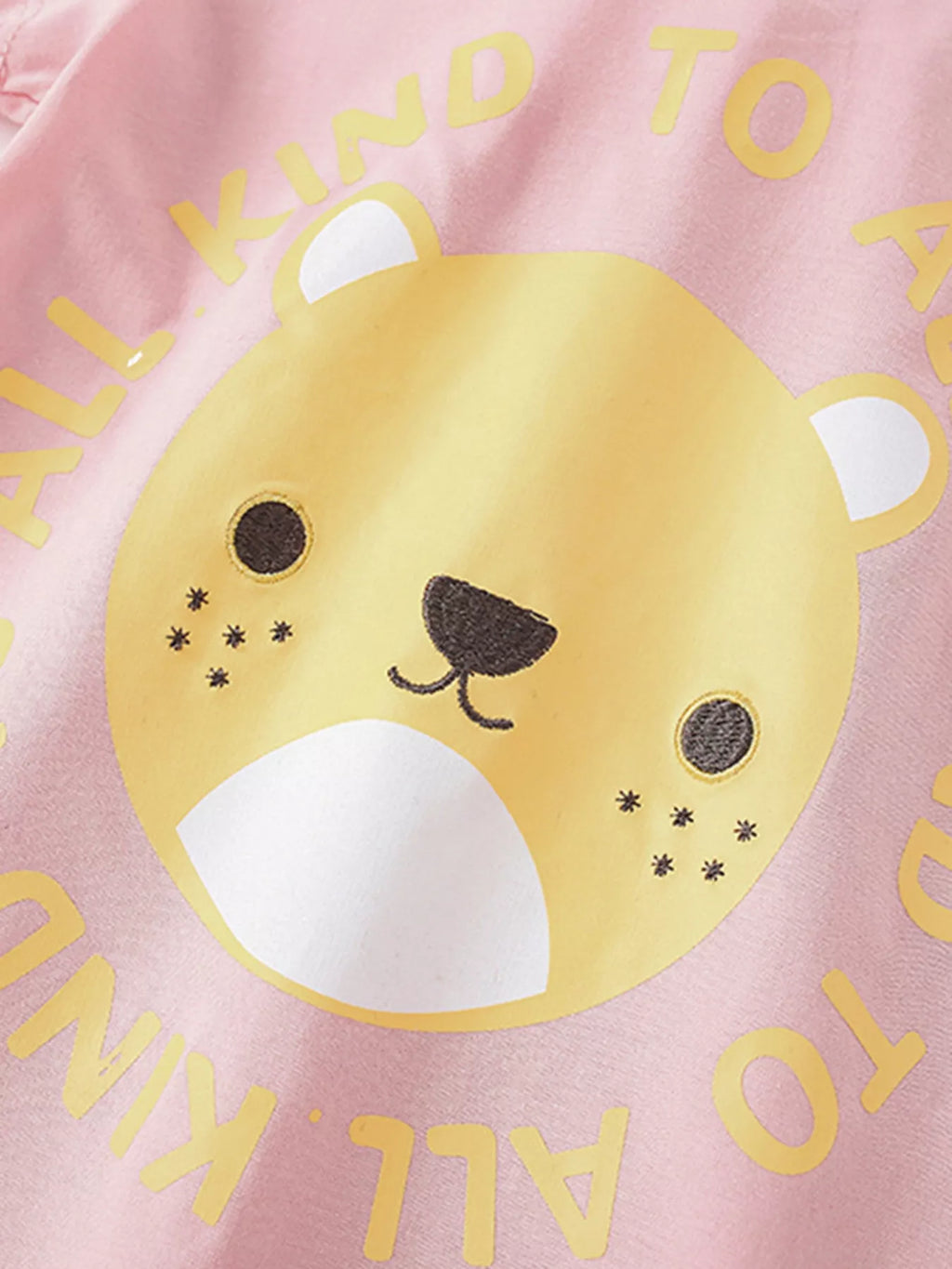 Children's Cartoon Bear Short Sleeve T-Shirt